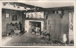 Manning Manse - House Beautiful 1921 North Billerica, MA Postcard Postcard Postcard