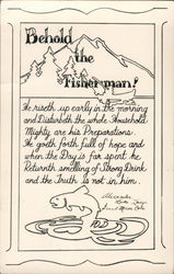 Behold the Fisherman! Poems & Poets Postcard Postcard Postcard