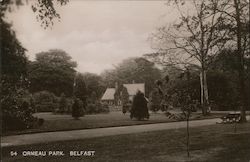 Ormeau Park Belfast, Ireland Postcard Postcard Postcard