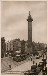 Nelsons Piller, O'Connell Street Dublin, Ireland Postcard Postcard Postcard