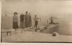 Fishing on Lake Chelan, 1921 Postcard