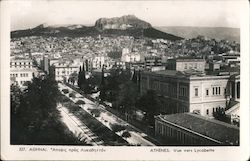 View Towards Lycabettus Hill Postcard