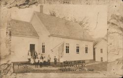 First School Attended by President Coolidge Plymouth, VT Postcard Postcard 