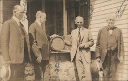 President Coolidge, Henry Ford, Thomas Edison, John Calvin Coolidge Sr. Plymouth, VT Plymouth Notch Postcard Postcard Postcard