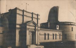 Exterior View of The Lick Observatory Postcard