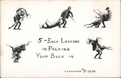 Five Easy Lessons in Packing Your Buck In Postcard