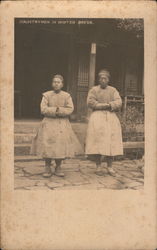 Countrymen in Winter Dress Postcard