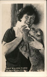 Gay's Lion Farm Postcard