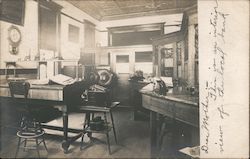 Bank Interior Postcard