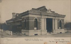 Larg BIrd House - New York Zoological Park Postcard