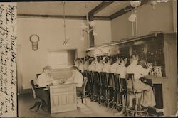 Telephone Switchboard Operators Postcard