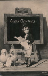 Easter Greetings Postcard