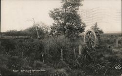 Watermill and Fence Postcard