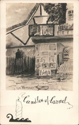 Candles of Carmel Shop by C.N. Rannard Postcard