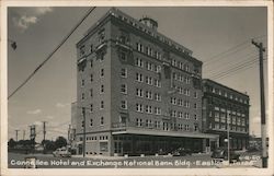 Connellee Hotel and Exchange National Bank Building Postcard