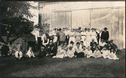 Davis Reunion at Will Johnson's, Lake Street North, 1919 Girard, PA Postcard Postcard Postcard