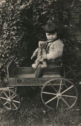 Lawrence Simpson, Daisy Wagon, Teddy Bear Postcard