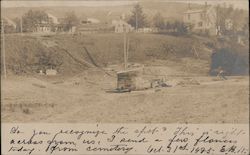 Farm, Construction Site or Mine Shaft? Postcard