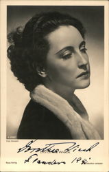 Dorothea Wieck, Autographed Postcard