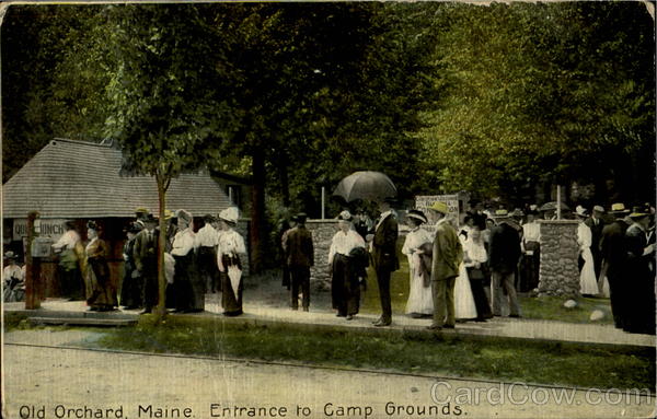 Entrance to Camp Grounds Old Orchard Beach Maine
