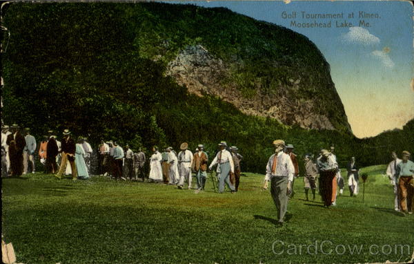 Golf Tournament at Kineo Moosehead Maine