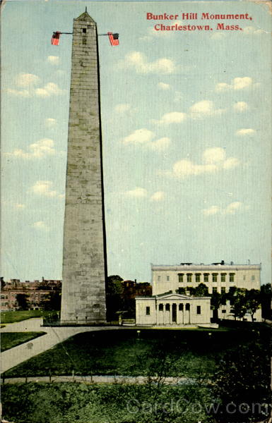 Bunker Hill Monumenty Charlestown Massachusetts