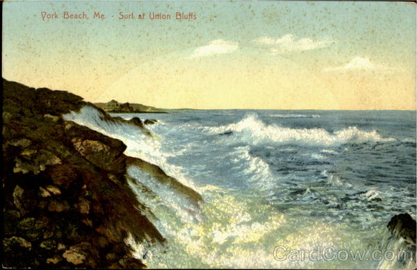 Surf at Union Bluffs York Beach Maine