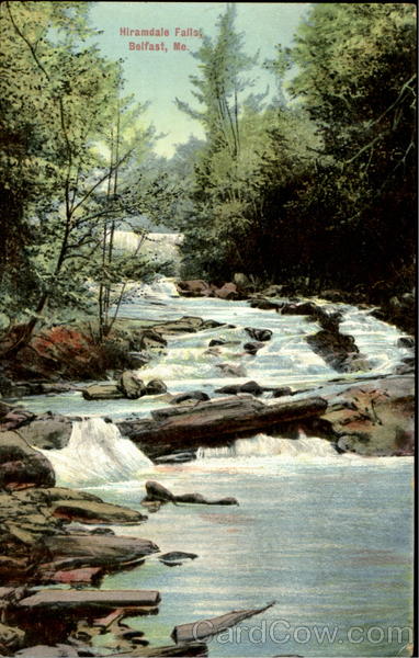 Hiramdale Falls Belfast Maine