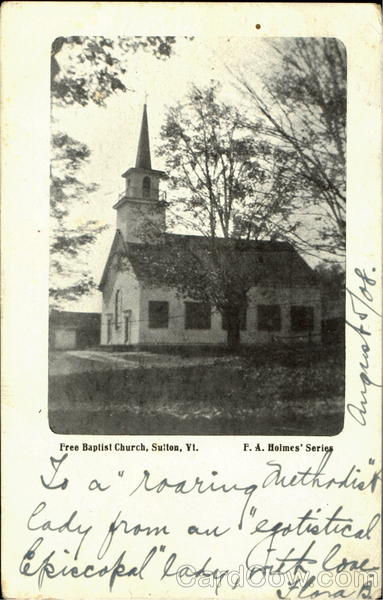 Free Baptist Church Sutton Vermont