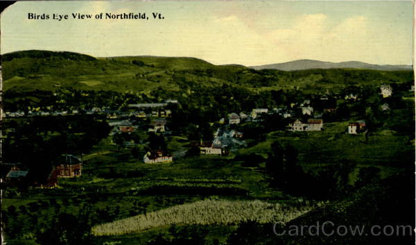 Bird's Eye View of Northfield Vermont