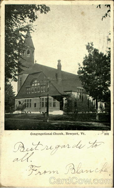Congregational Church Newport Vermont