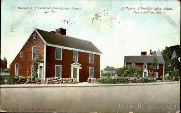 Birthplace Of President John Quincy Adams Massachusetts