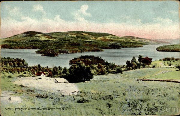 Lake Sunapee From Burkhaven Hill New Hampshire