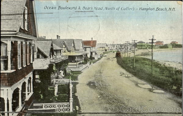 Ocean Boulvered & Boar's Hea, North of Culter's Hampton Beach New Hampshire