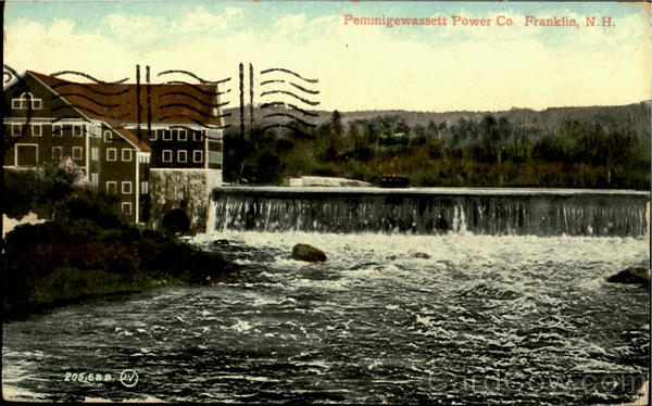 Pemmigewassett Power Co. Franklin New Hampshire