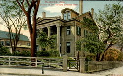 Home of Dr. Edward Everett Hale Roxbury, MA Postcard Postcard