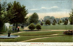 Pepperell Park Saco, ME Postcard Postcard