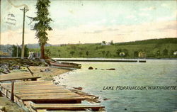 Lake Moranacook Winthrop, ME Postcard Postcard