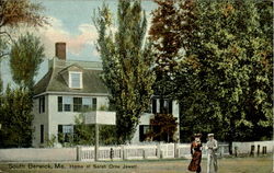 Home of Sarah Orne Jewett South Berwick, ME Postcard Postcard