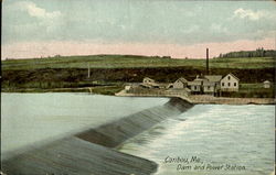 Dam and Power Station Postcard