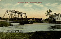 Winslows Mills Waldoboro, ME Postcard Postcard