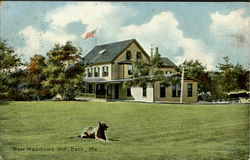 New Meadows Inn Bath, ME Postcard Postcard