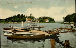 Boat Landing Postcard