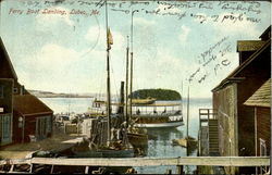 Ferry Boat Landing Postcard