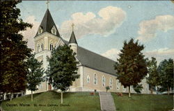 St. Anne Catholic Church Dexter, ME Postcard Postcard