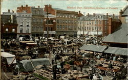 Market Day Garden of Canada Postcard