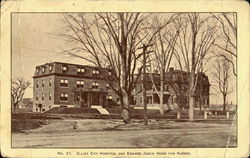 Elliot City Hospital and Edward Joslin Home for Nurses Keene, NH Postcard Postcard