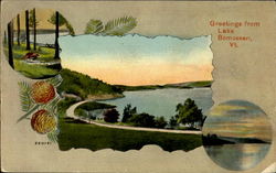 Greetings from Lake Bomoseen Postcard