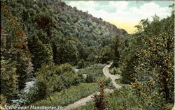 Scene Near Manchester Postcard