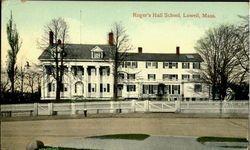 Roger'S Hall School Lowell, MA Postcard Postcard